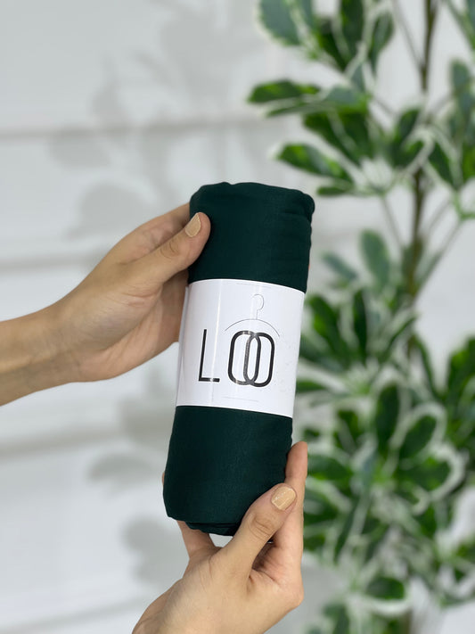 FOULARD JERSEY MAXY VERT BOUTEILLE